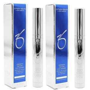 Lot of 2 ZO Skin Health Growth Factor Eye Serum, 0.5 Fl Oz/ 15 ml New in Box
